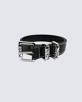 Trendy Roller Hollow Vine Pattern Belt