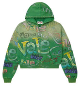 Vale Forever Spearmint Zip Up Hoodie Green