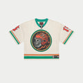 First Down Jersey (Bone/Teal/Orange)