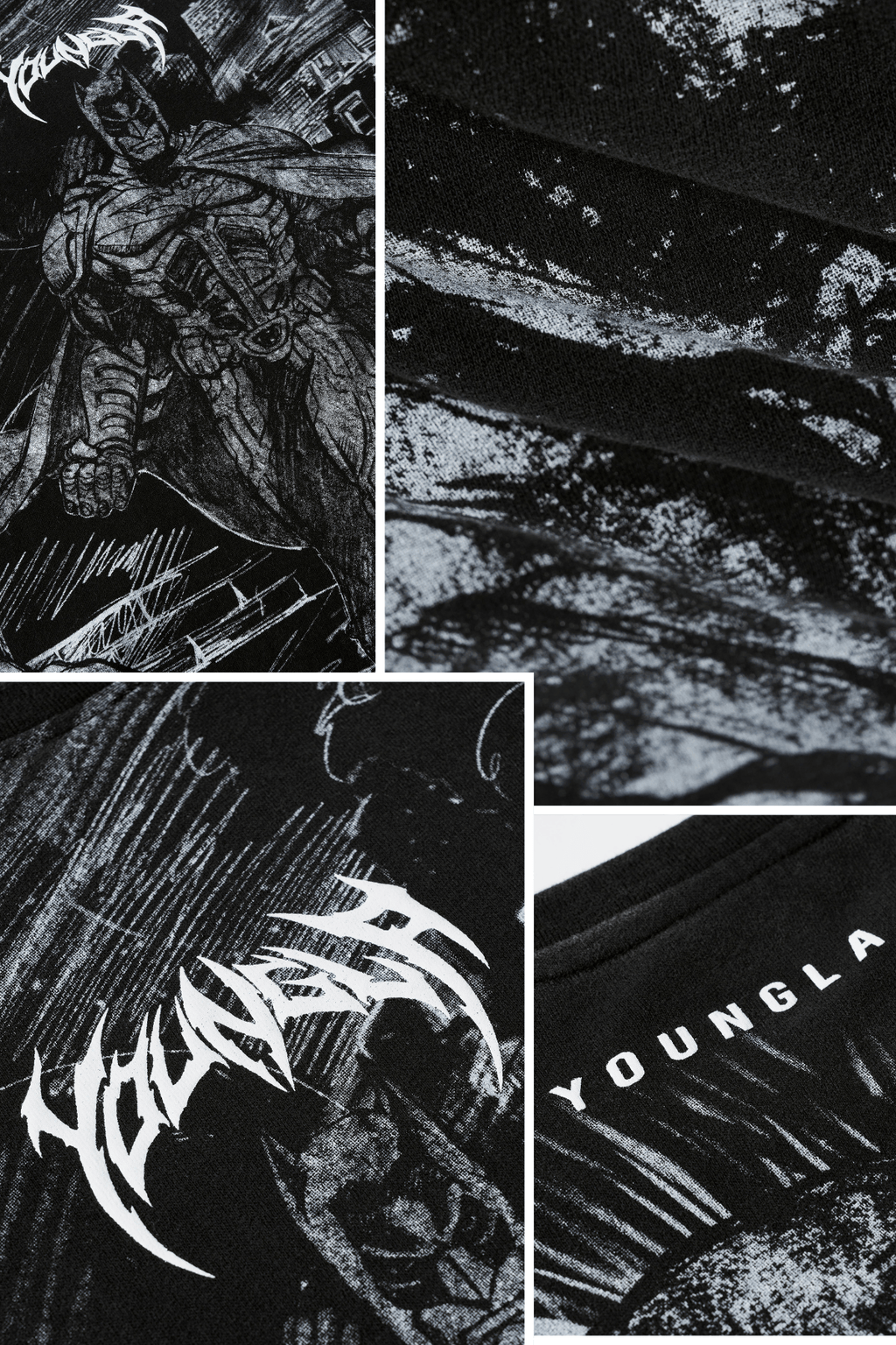 8002 - Batman Comic Longsleeves