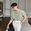 Button-Up Rolled Sleeves Shirt