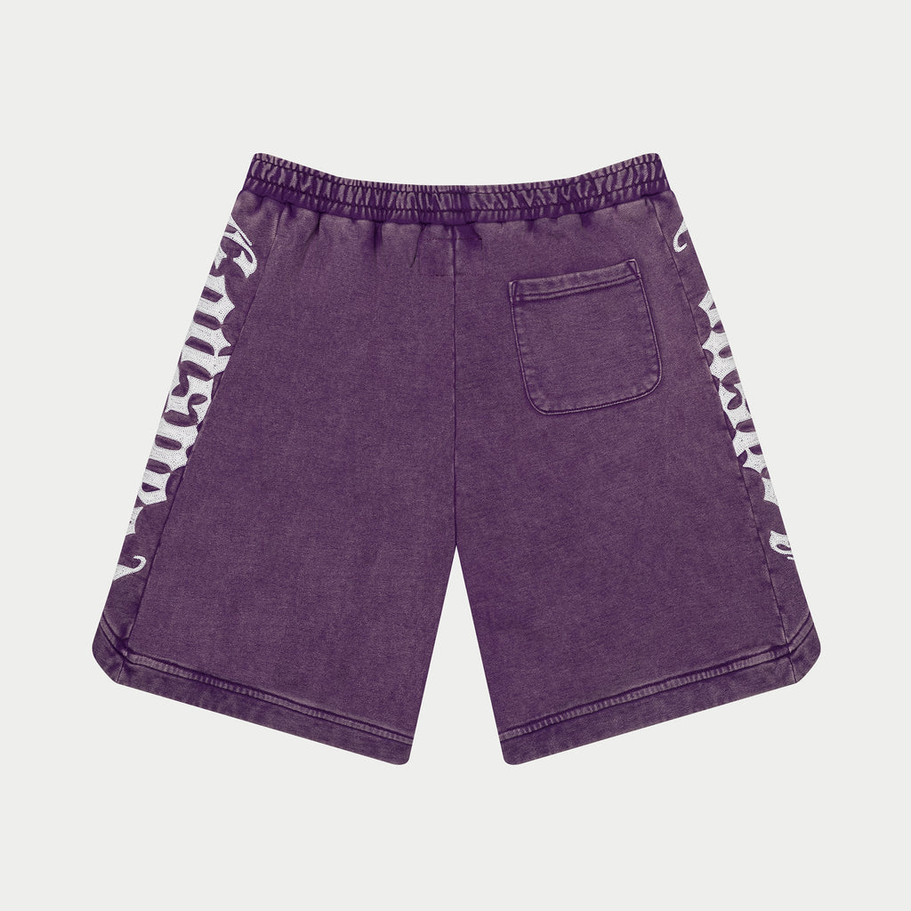 Courtside Shorts (Grape Wash)
