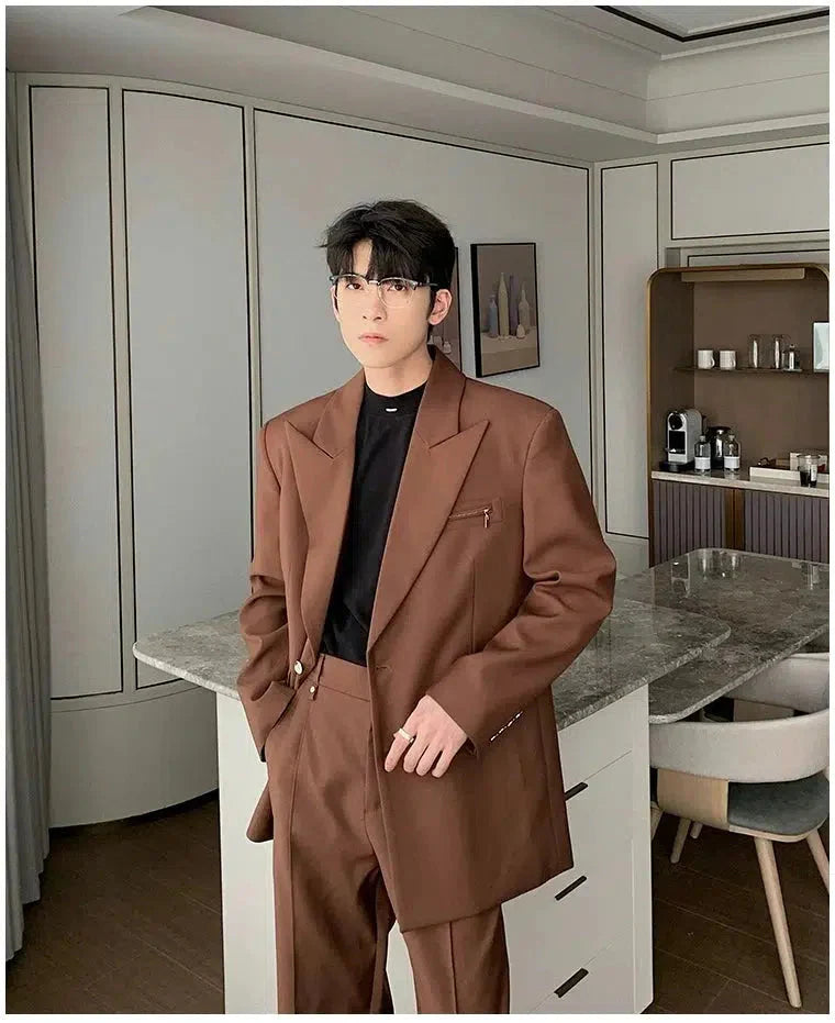 Korean Style Casual Suit and Pants