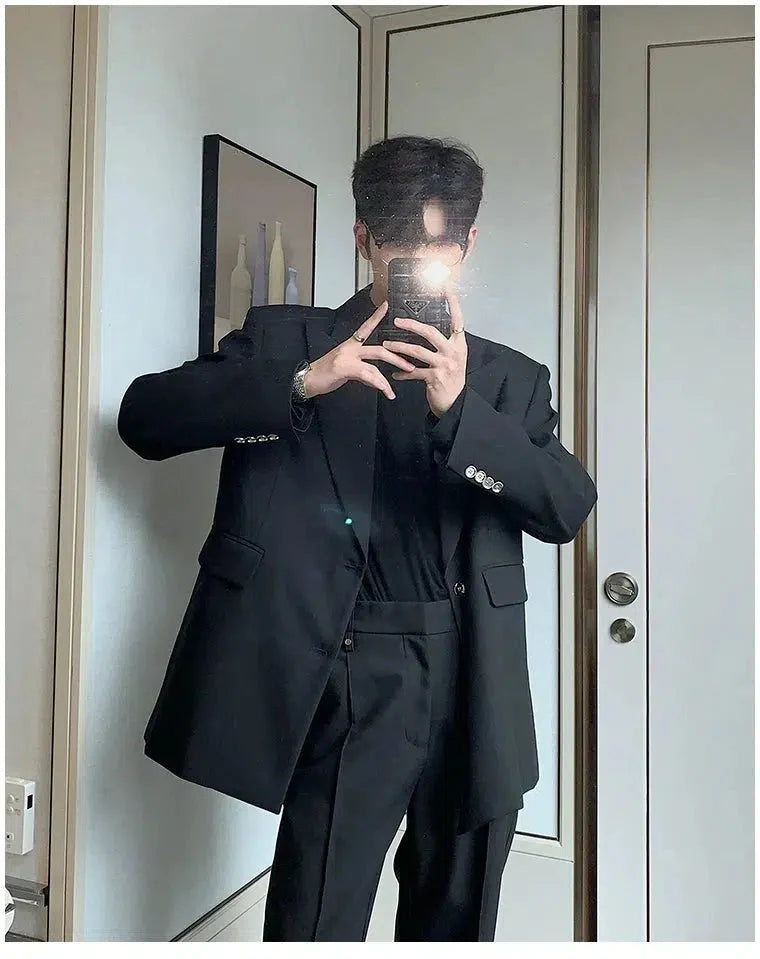 Korean Style Casual Suit and Pants