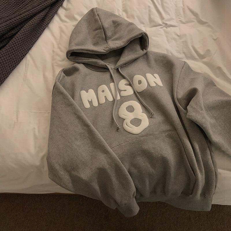 Letter Print Hoodie