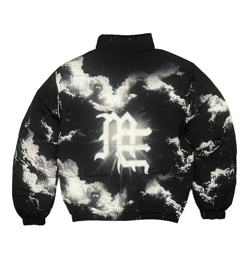 Mixed Emotions Cloud Puffer Jacket Black