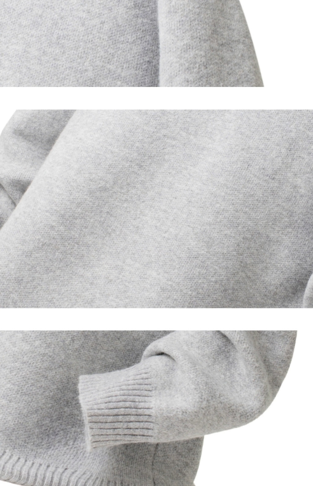 Round Neck Thick Knit Sweater