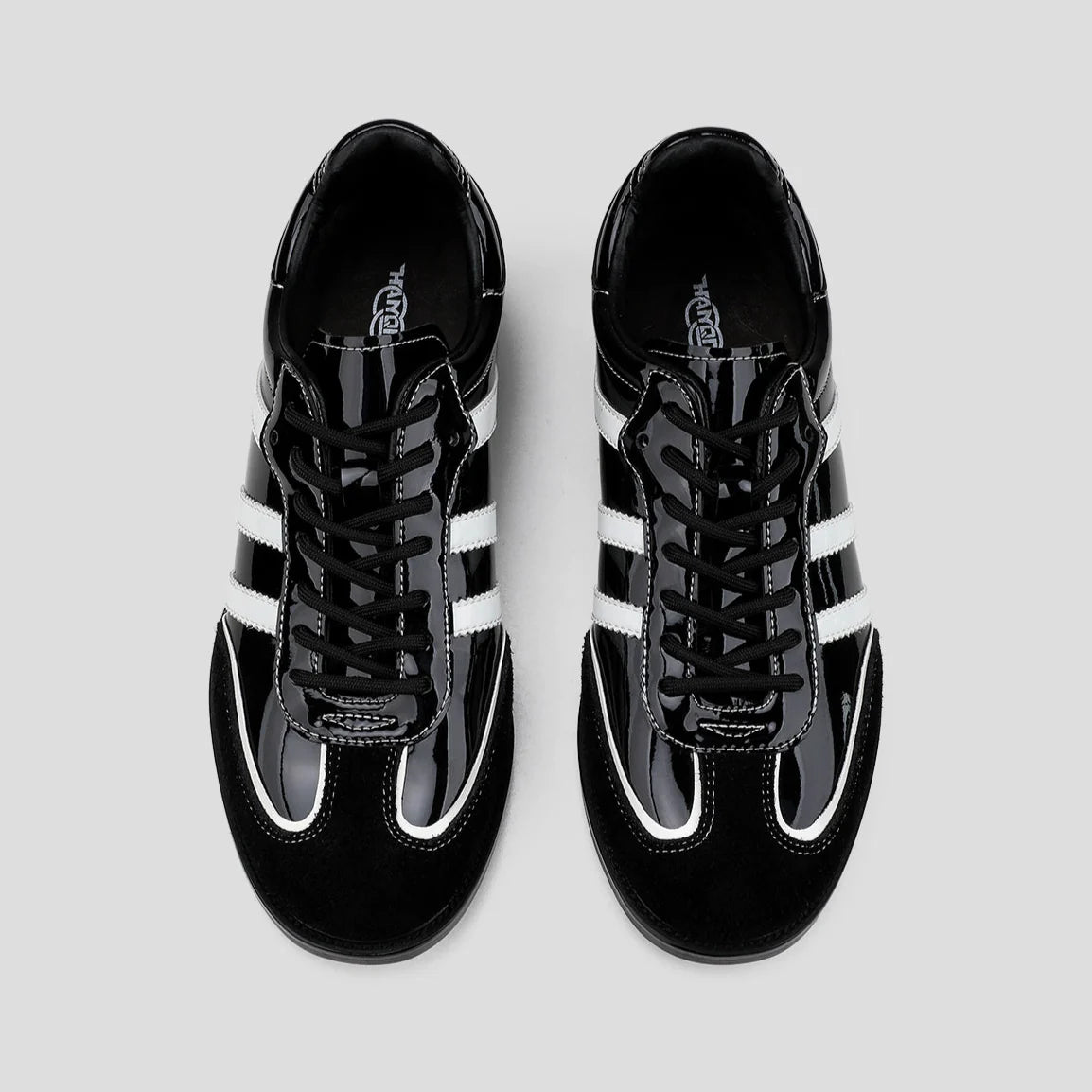 Retro Leather Stripe Commuter Sneakers