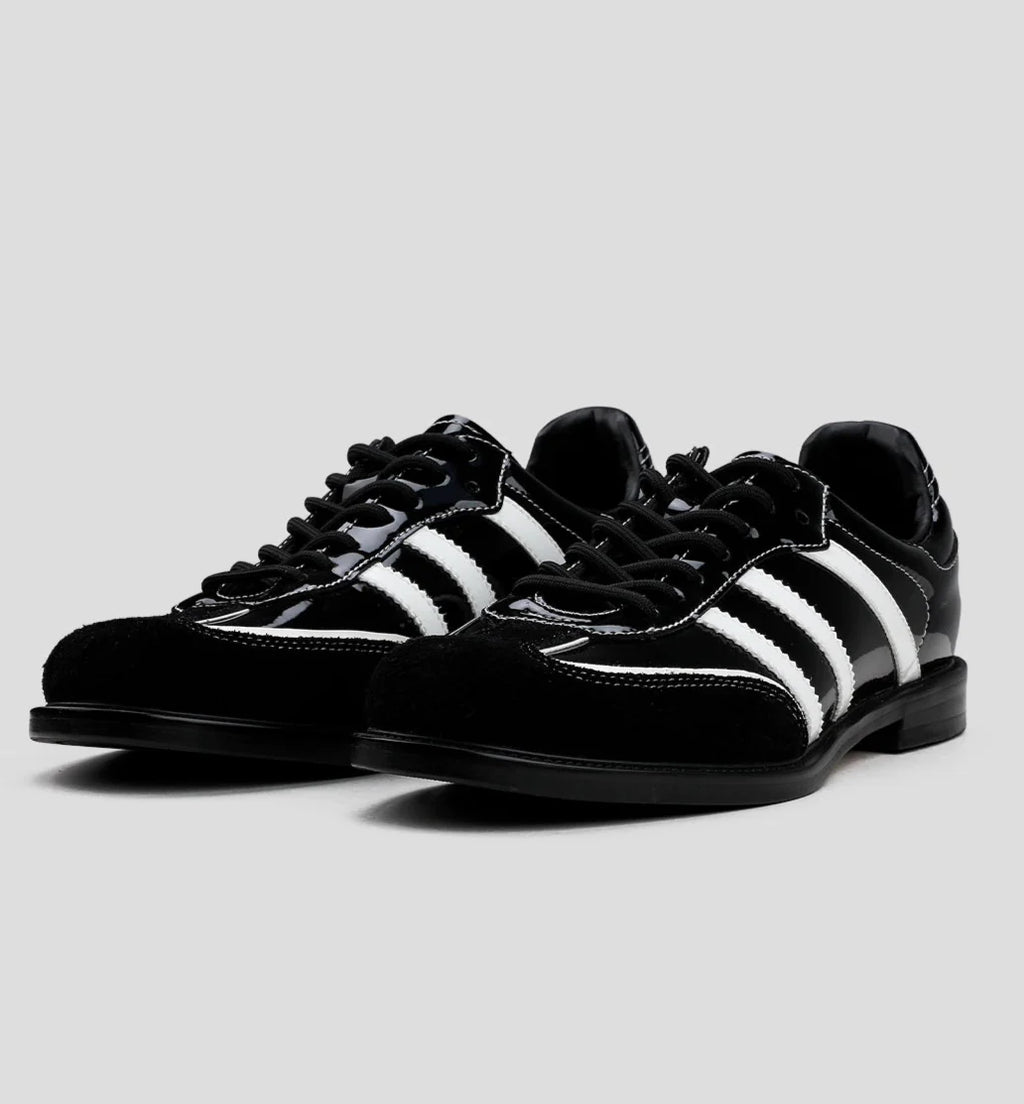 Retro Leather Stripe Commuter Sneakers