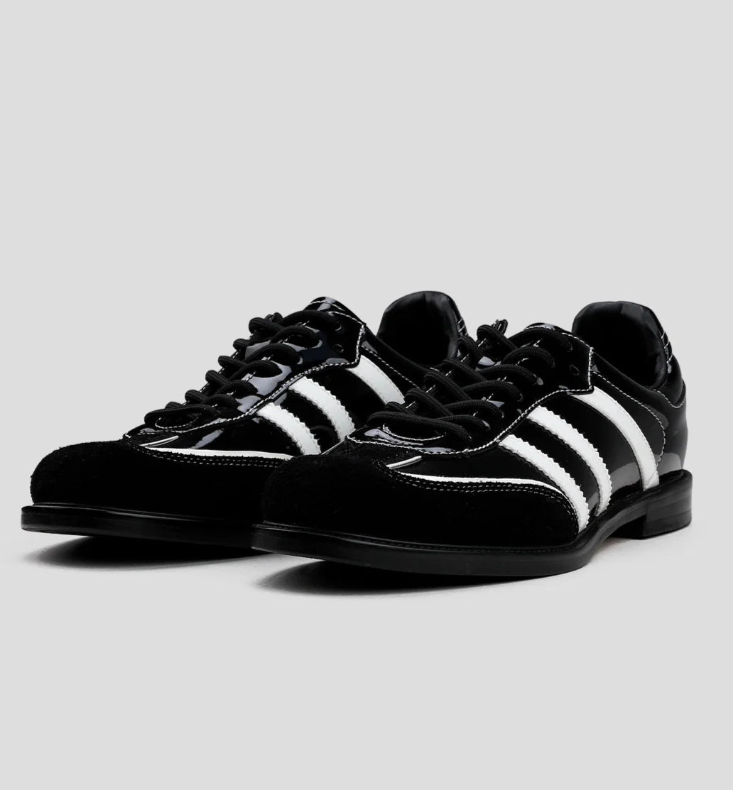 Retro Leather Stripe Commuter Sneakers