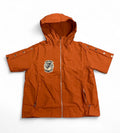 Saint Vanity Hooded Zip Up Shirt Orange