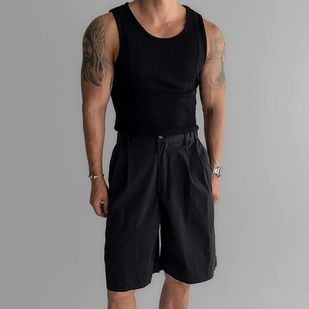 Stretch Tight Knitted Tank Top
