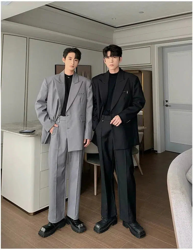 Korean Style Casual Suit and Pants