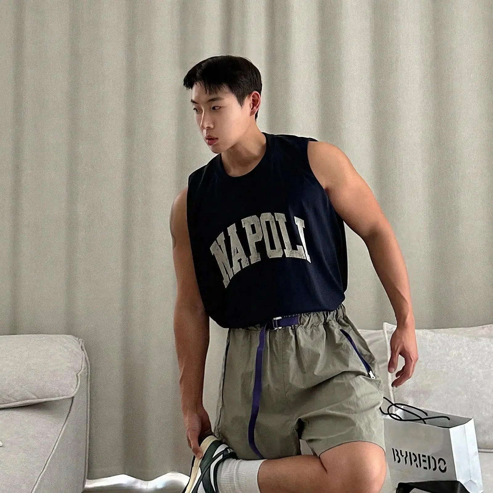 'Napoli' Graphic Tank Top