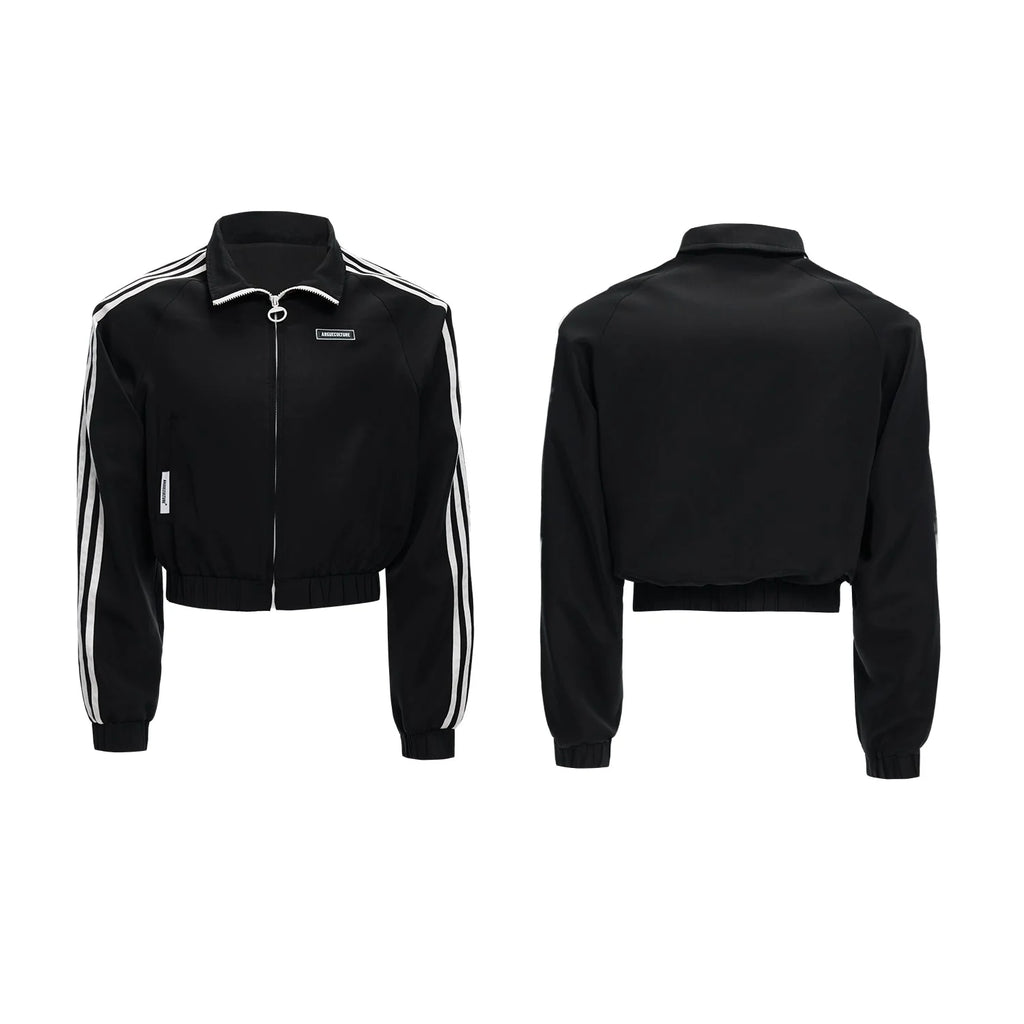 Stand-Up Collar Casual Suit