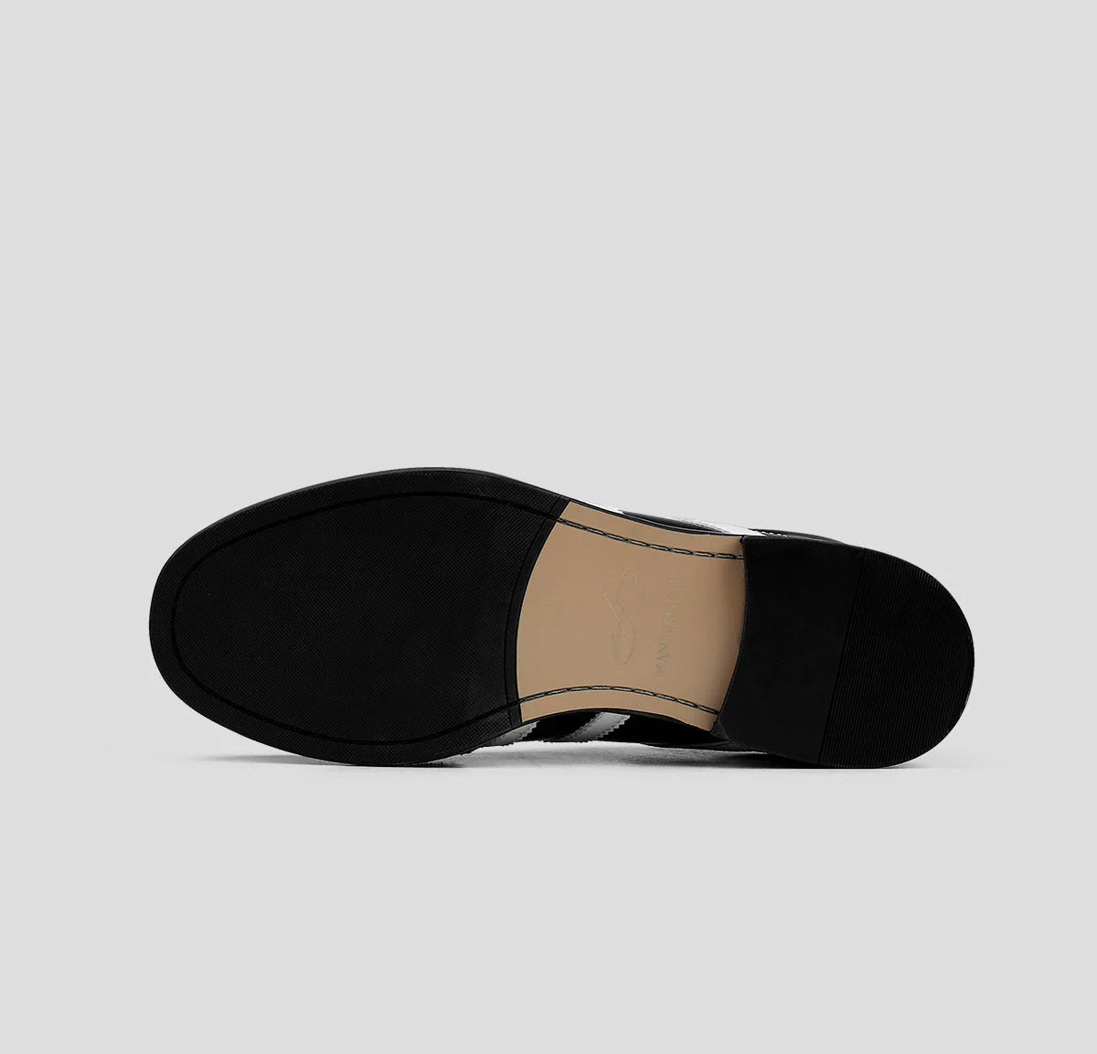Retro Leather Stripe Commuter Sneakers