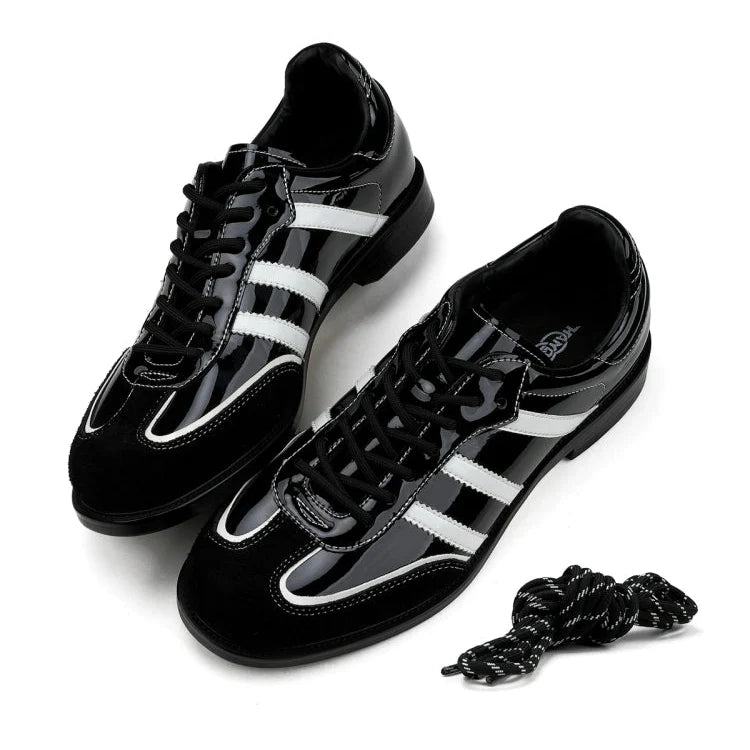 Retro Leather Stripe Commuter Sneakers