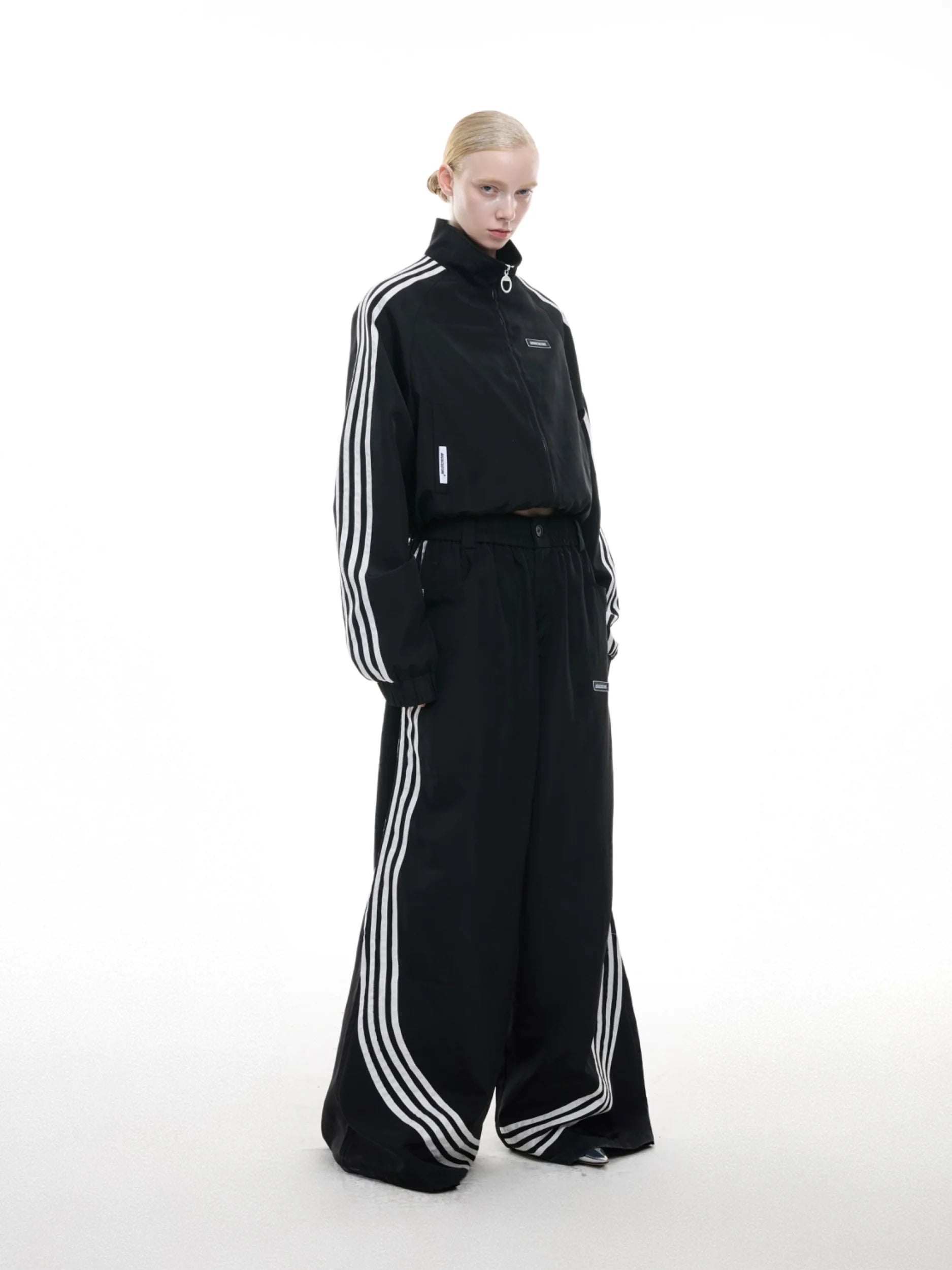 Stand-Up Collar Casual Suit