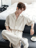 Loose Fit Short Sleeve Suit