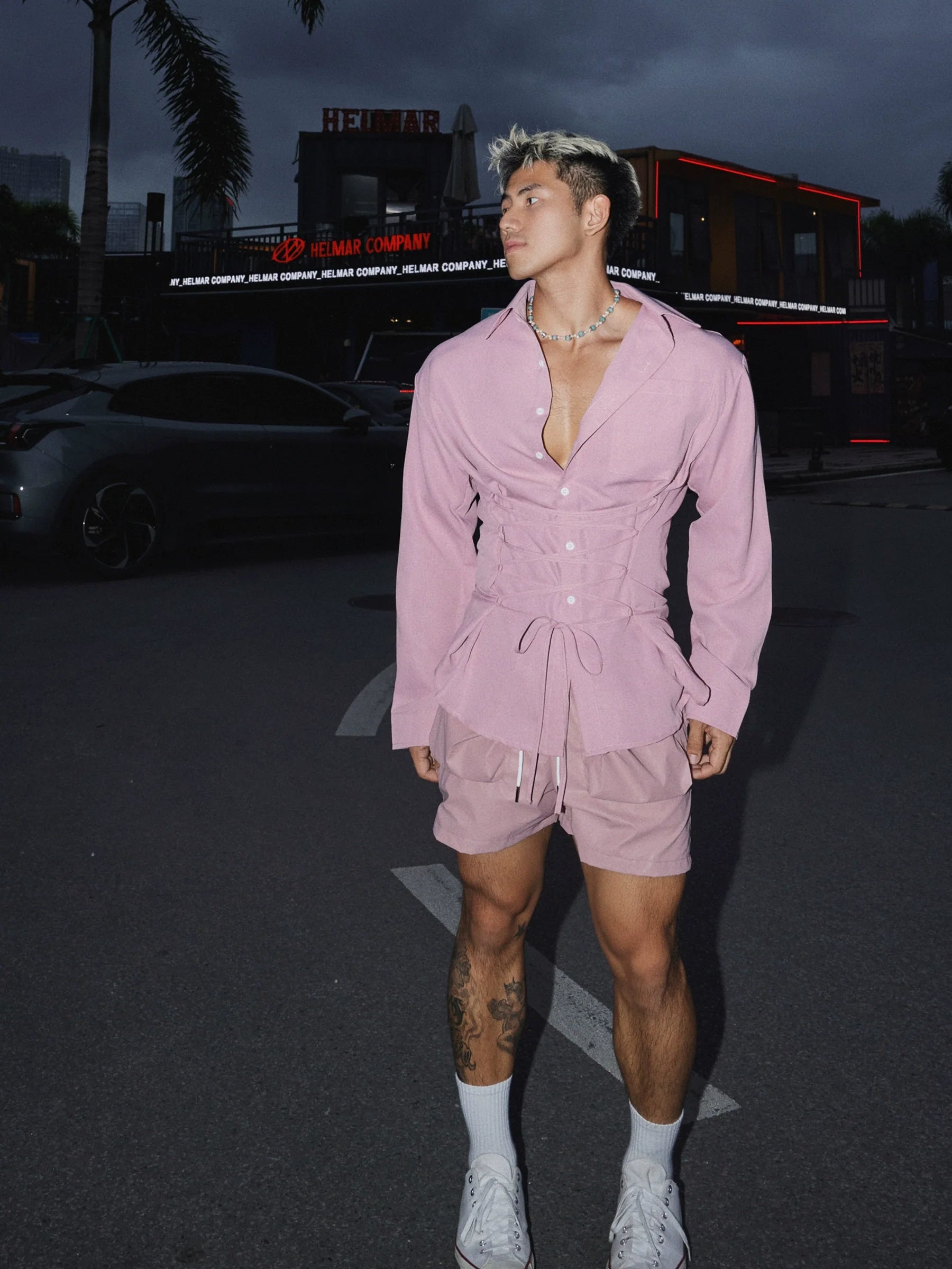 Tie-Up Casual Shirt